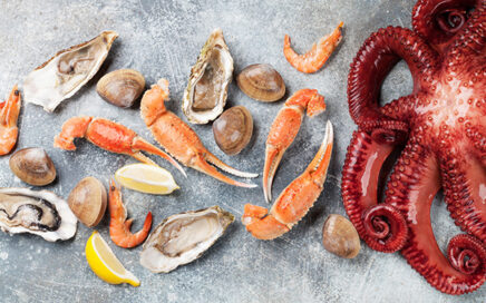 Taurine in schaal- en scherlpdieren