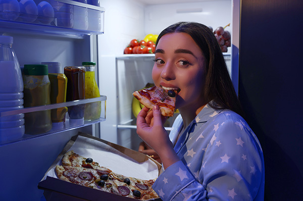 Eten in de nacht