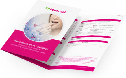 Vraag onze folder aan: Medicijnen en hun effecten op de nutriëntenstatus