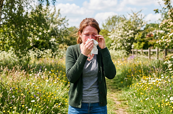 Flavonoïde quercetine in beeld bij hooikoorts